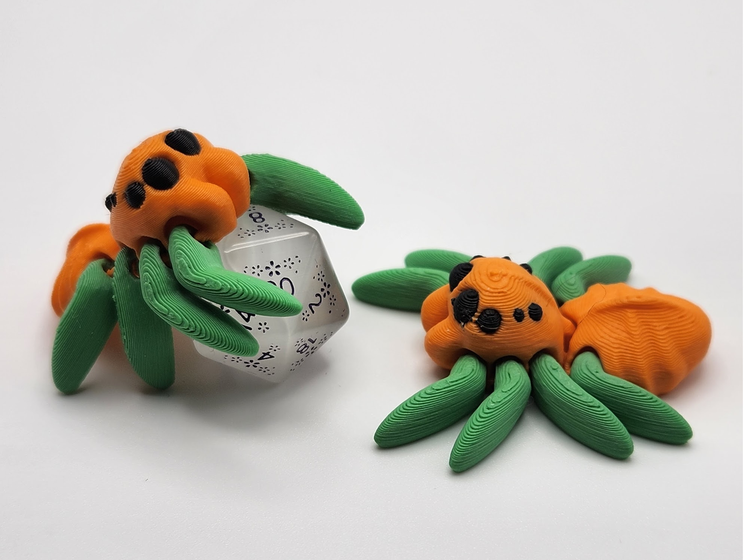 HallowEEEKS! Tiny Articulated Spiders (Set of 3)