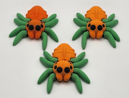 HallowEEEKS! Tiny Articulated Spiders (Set of 3)